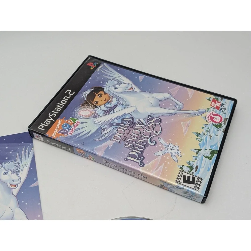 Dora the Explorer: Dora Saves the Snow Princess (Sony PlayStation 2, 2008) CIB‎